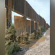 Flood gates on the border wall blown open by monsoon rains near San Bernardino Ranch in Arizona.
